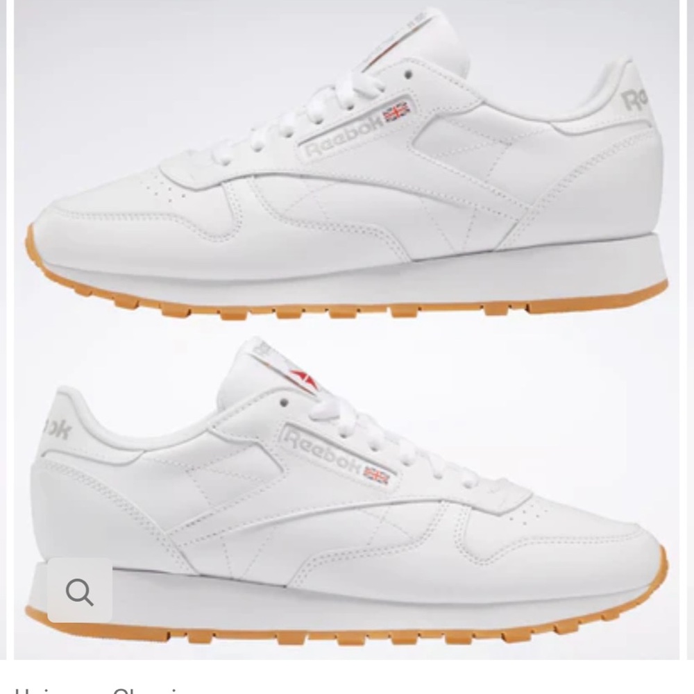 Men's reebox classic leather shoes